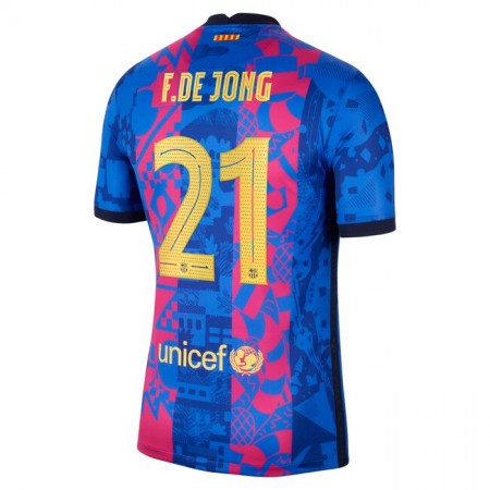 Fußballtrikots FC Barcelona Frenkie de Jong 21 2021-2022 Kurzarm Ausweichtrikot kaufen